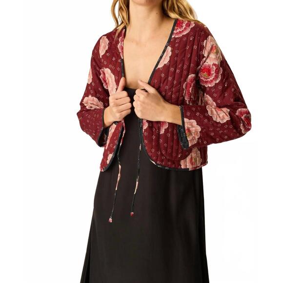 NEW NATALIE MARTIN saskia jacket in poppy combo - Picture 2 of 3